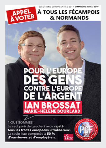 éléctions européenes Fécamp Normandie 2019